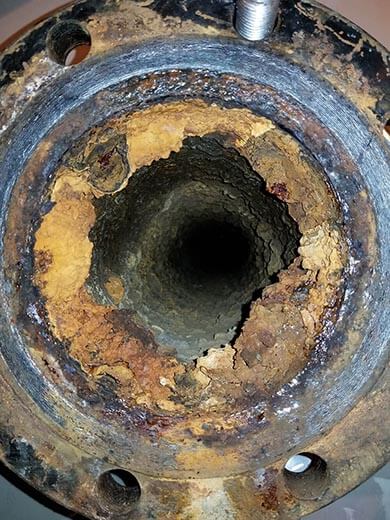 damaged pipes