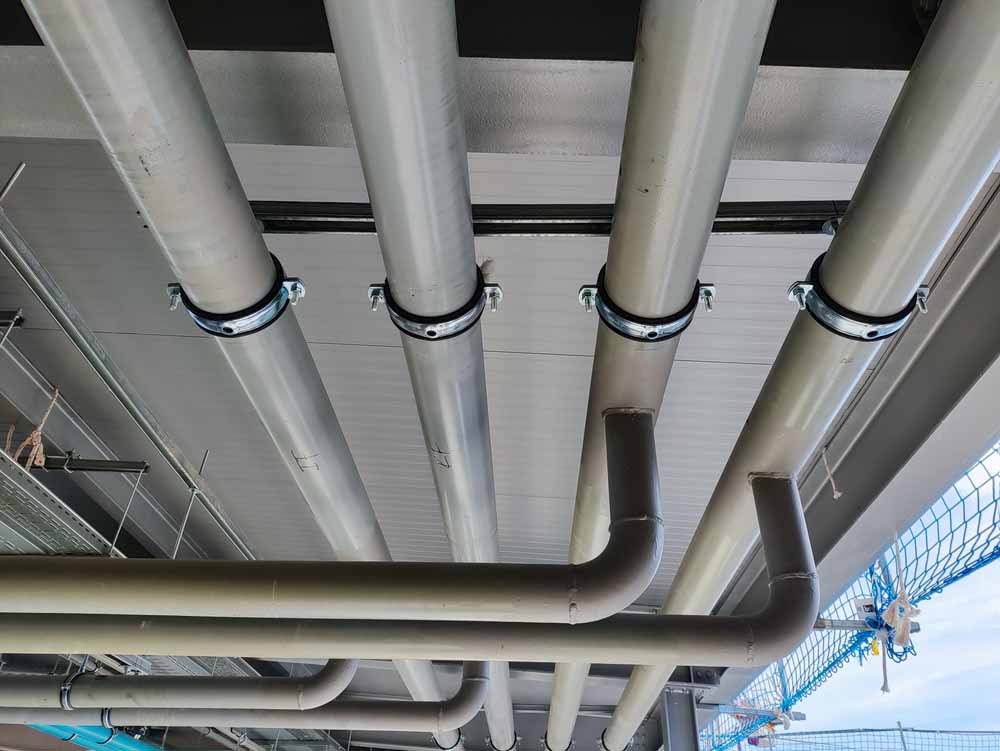 commercial pipe system